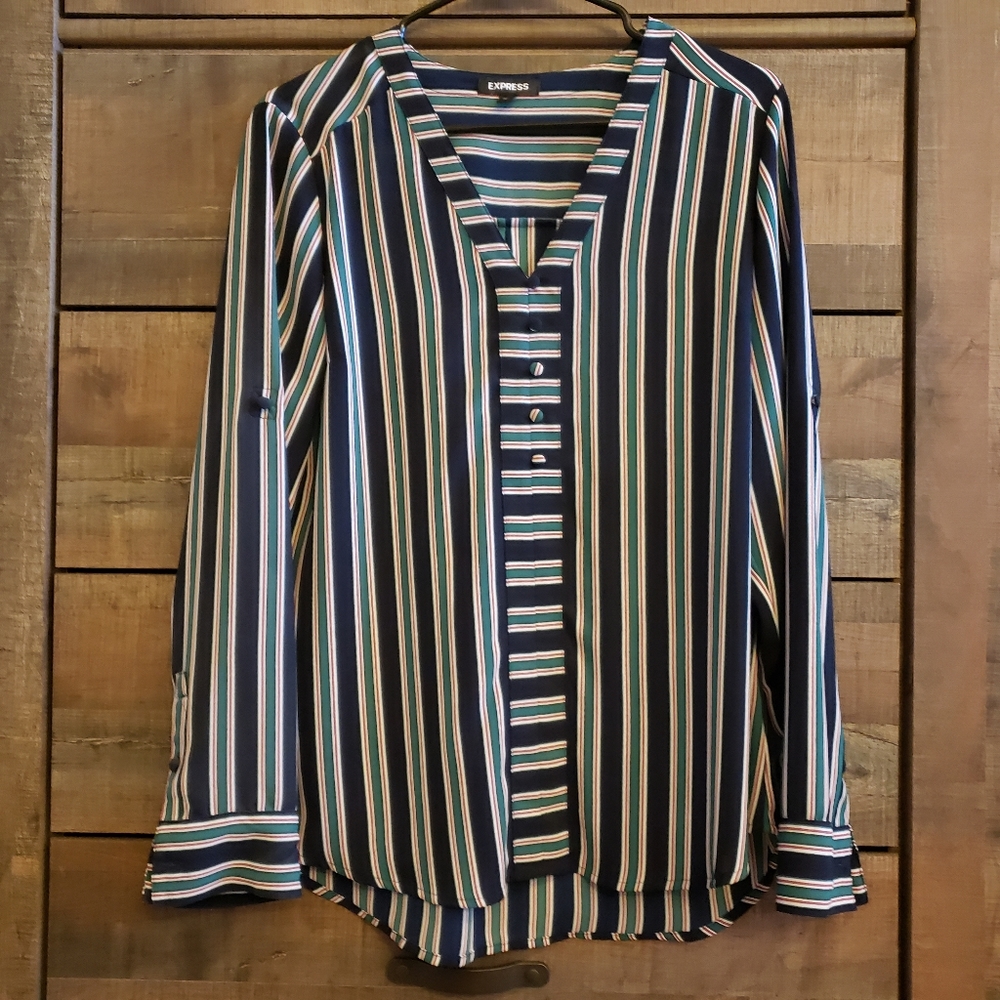 Express Striped Blouse